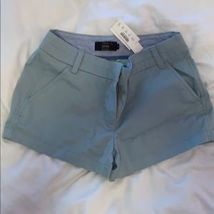 J. Crew blue chino shorts